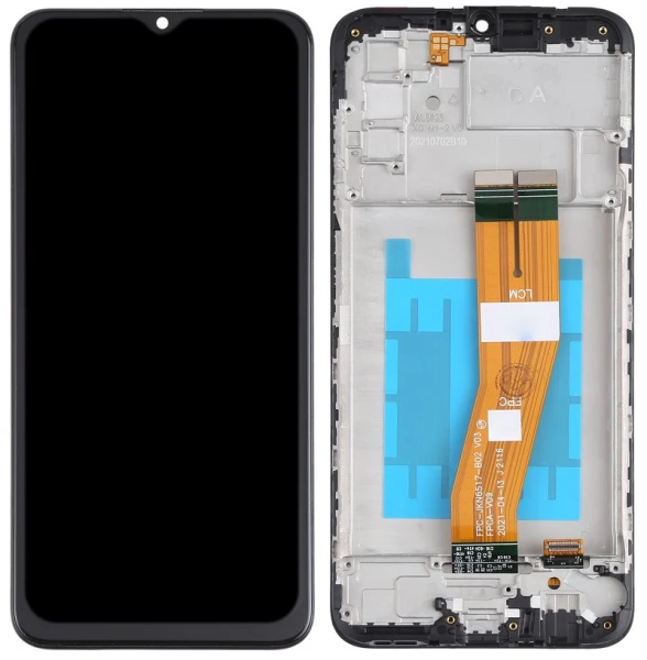 Дисплей Samsung Galaxy A03s A037 з рамкою Black