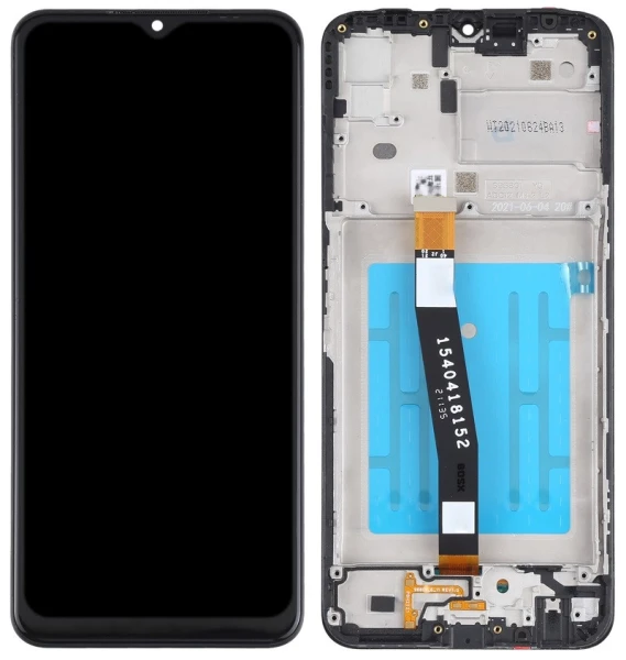 Дисплей Samsung A22 5G A226 оригінал з рамкою