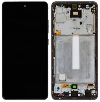 Дисплей Samsung Galaxy A52/A52 5G A525/A526 з тачскріном і рамкою оригінал 100% Service Pack Black