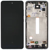 Дисплей Samsung Galaxy A52s A528 з тачскріном і рамкою оригінал 100% Service Pack Black