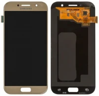 Дисплей Samsung Galaxy A5 2017 A520 з тачскріном без рамки оригінал 100% Service Pack Gold