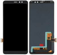 Дисплей Samsung Galaxy A8 Plus A730 з тачскріном без рамки оригінал 100% Service Pack Black