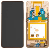 Дисплей Samsung Galaxy A80 A805 з тачскріном і рамкою оригінал 100% Service Pack Gold