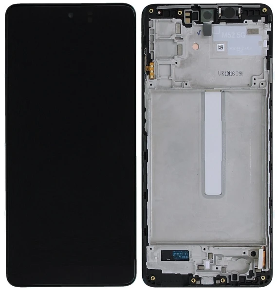 Дисплей Samsung Galaxy M52 5G M526 з рамкою оригінал Service Pack неофіційна збірка Black