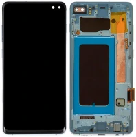 Дисплей Samsung Galaxy S10 Plus G975 з тачскріном і рамкою оригінал 100% Service Pack Prism Blue