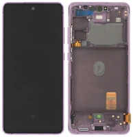 Дисплей Samsung Galaxy S20 FE/S20 FE 5G G780/G781 з тачскріном і рамкою оригінал 100% Service Pack Lavander