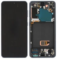 Дисплей Samsung Galaxy S21 (G991) з тачскріном і рамкою Оригінал Service Pack Grey