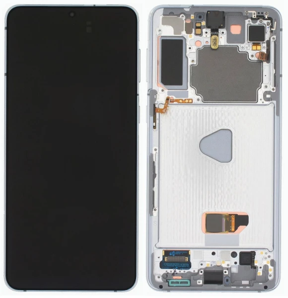Дисплей Samsung S21+ G996 Оригінал Service Pack Silver