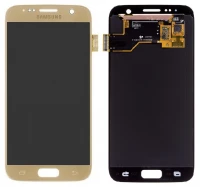 Дисплей Samsung Galaxy S7 G930 з тачскріном без рамки оригінал 100% Service Pack Gold
