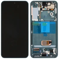 Дисплей Samsung Galaxy S22 5G S901 з тачскріном і рамкою оригінал 100% Service Pack Pink Gold