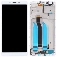 Дисплей Xiaomi Redmi 6/6A з тачскріном і рамкою оригінал 100% Service Pack White