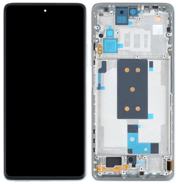 Дисплей Xiaomi 11T / 11T Pro з рамкою оригінал 560004K11R00 5600040K3S00 56000D0K3S00 Service Pack Silver