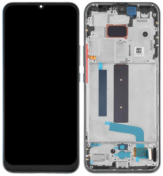 Дисплей Xiaomi Mi 10 Lite 5G / Mi 10 Youth 5G з тачскріном і рамкою оригінал Service Pack Black