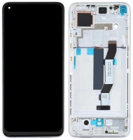 Дисплей Xiaomi Mi 10T/10T Pro/Redmi K30s з тачскріном і рамкою оригінал 100% Service Pack Silver