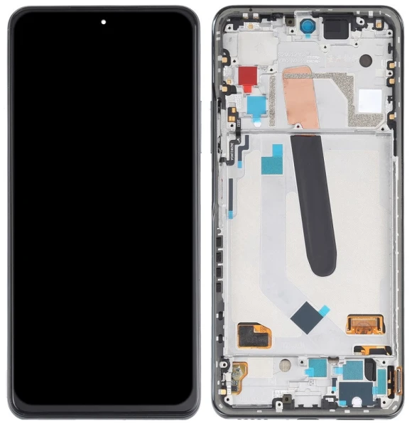 Дисплей Xiaomi Poco F3 / Redmi K40 / Redmi K40 Pro+ з тачскріном і рамкою Оригінал Service Pack Black 560003K11A00