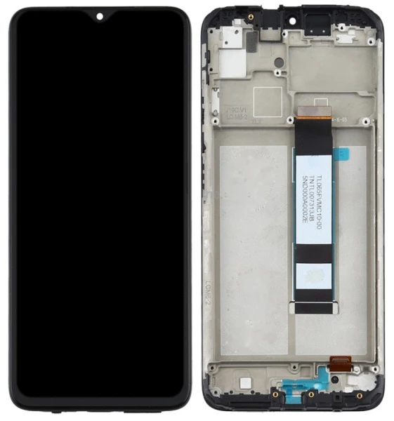 Оригінальний дисплей Redmi 9T / Poco M3 з рамкою — Service Pack