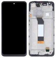 Дисплей Xiaomi Redmi Note 10 5G/Poco M3 Pro/Poco M3 Pro 5G з тачскріном і рамкою оригінал 100% Service Pack Black