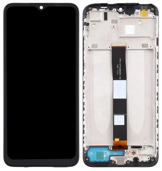 Оригінальний дисплей Redmi 9A / 9C / 9i з рамкою — Service Pack