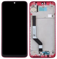 Дисплей Xiaomi Redmi Note 7/7 Pro з тачскріном і рамкою оригінал 100% Service Pack Red