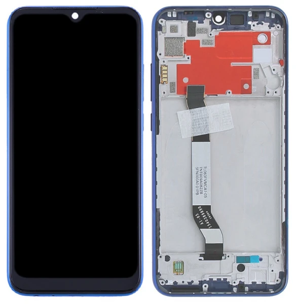 Дисплей Xiaomi Redmi Note 8T з тачскріном і рамкою оригінал 100% Service Pack Blue