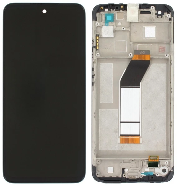 Дисплей Xiaomi Redmi 10 2022 21121119SG 22011119UY 21121119VL з тачскріном і рамкою Оригінал Service Pack Black
