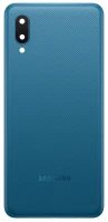 Задня кришка Samsung Galaxy A02 A022 оригінал Китай зі склом камери Blue