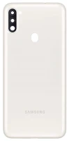 Задня кришка Samsung Galaxy A11 A115 оригінал Китай зі склом камери White