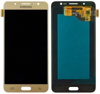 Дисплей Samsung Galaxy J5 2016 J510 з тачскріном без рамки OLED Gold