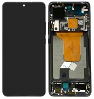 Дисплей для Xiaomi 12X (2112123AC, 2112123AG) з тачскріном і рамкою оригінал 100% Service Pack Black