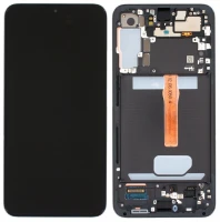 Дисплей Samsung S906 Galaxy S22 Plus 5G з тачскріном і рамкою оригінал Service Pack Black (неофіційна збірка)