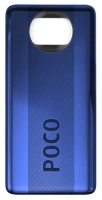 Задня кришка Xiaomi Poco X3 NFC оригінал Service Pack Blue