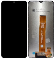 Дисплей Samsung Galaxy A12 A127 з тачскріном без рамки оригінал 100% Service Pack Black