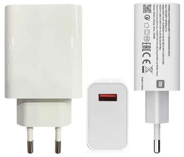 Оригінальна зарядка Xiaomi MDY-11-EZ 33W QC 3.0 біла