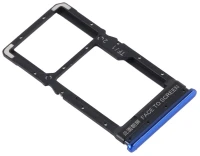 Лоток Sim-карти Xiaomi Poco X3/X3 Pro оригінал Blue