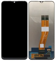 Дисплей Samsung Galaxy A03s A037 G (163х72.5 mm) з тачскріном без рамки оригінал 100% Service Pack Black