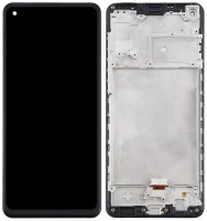 Дисплей Samsung Galaxy A21s A217 з тачскріном і рамкою Black