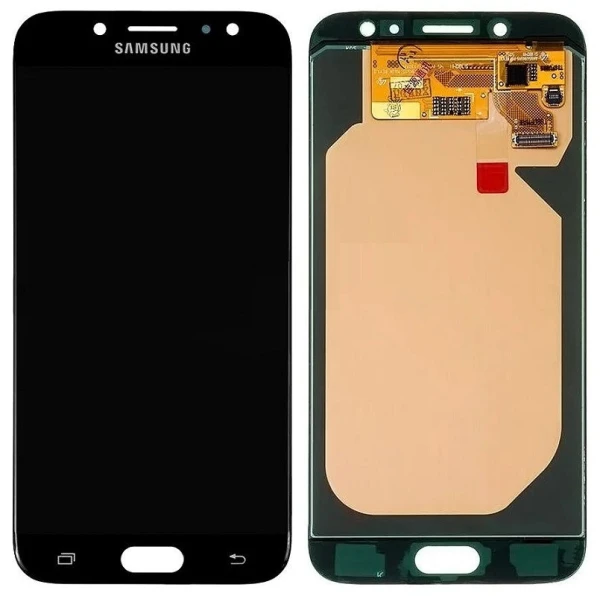 Дисплей Samsung J7 2017 J730 з тачскріном OLED без рамки чорний
