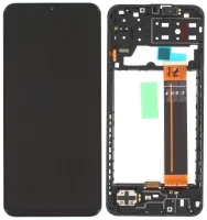 Дисплей Samsung Galaxy A13 A137 з тачскріном і рамкою оригінал 100% Service Pack Black