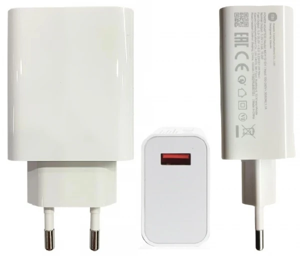 Оригінальна зарядка Xiaomi MDY-12-EH 67W QC 3.0 біла