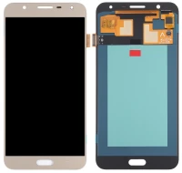 Дисплей Samsung Galaxy J7 Neo J701 з тачскріном без рамки OLED Gold