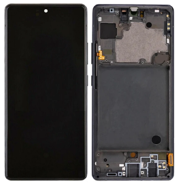 Екран Samsung Galaxy A71 5G A716 оригінал з рамкою Service Pack