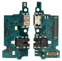Нижня плата Samsung M515 Galaxy M51 з роз'ємом зарядки і мікрофоном Оригінал Знятий з телефона