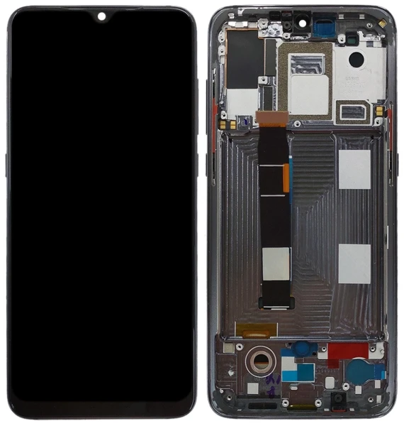 Дисплей Xiaomi Mi 9 M1902F1G з тачскріном і рамкою Service Pack Black