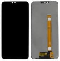 Дисплей Oppo A3s/Oppo A5 2018/Realme C1 з тачскріном без рамки оригінал Китай Black