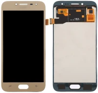 Дисплей Samsung Galaxy J2 Pro J250 з тачскріном без рамки OLED Gold