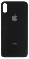 Задня кришка iPhone X з великим вирізом під камеру оригінал Китай Black