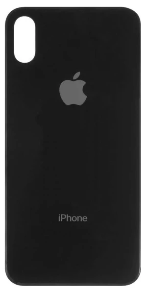 Задня кришка iPhone X з великим вирізом під камеру Black