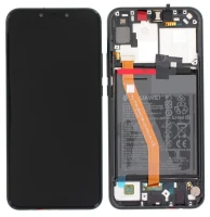 Дисплей Huawei P Smart Plus 2018/Nova 3i (INE-LX1/INE-LX1r) з тачскріном і рамкою сервісний оригінал + АКБ Black