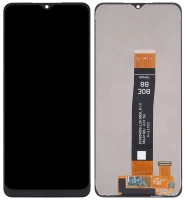 Дисплей Samsung Galaxy A13 5G / A04s (A047) з тачскріном без рамки (жовтий шлейф) Оригінал Service Pack Black