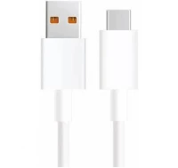 Кабель USB TYPE-C 6A XIAOMI Білий Оригінал